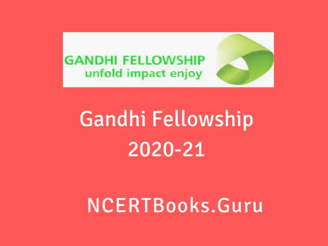 Gandhi-Fellowship-Online-Application